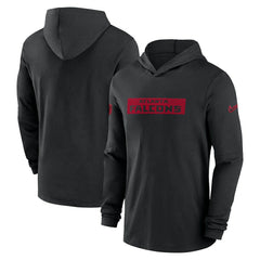 2024/25 Sideline Performance Long Sleeve Hoodie T-Shirt - Atlanta Falcons Hoodies