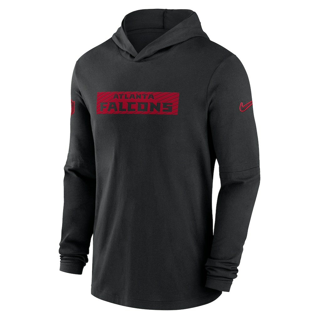 2024/25 Sideline Performance Long Sleeve Hoodie T-Shirt - Atlanta Falcons Hoodies