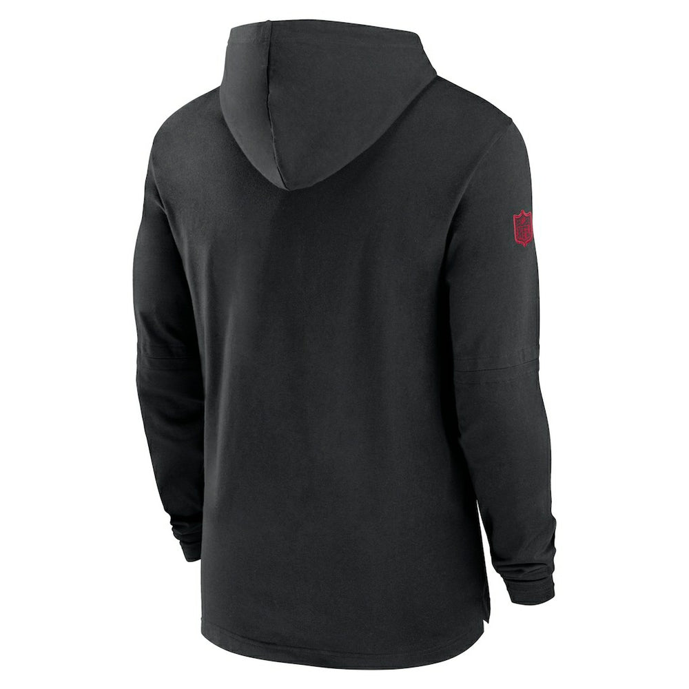 2024/25 Sideline Performance Long Sleeve Hoodie T-Shirt - Atlanta Falcons Hoodies