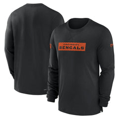 Sideline Player Performance Long Sleeve T-Shirt - Cincinnati Bengals T-shirts