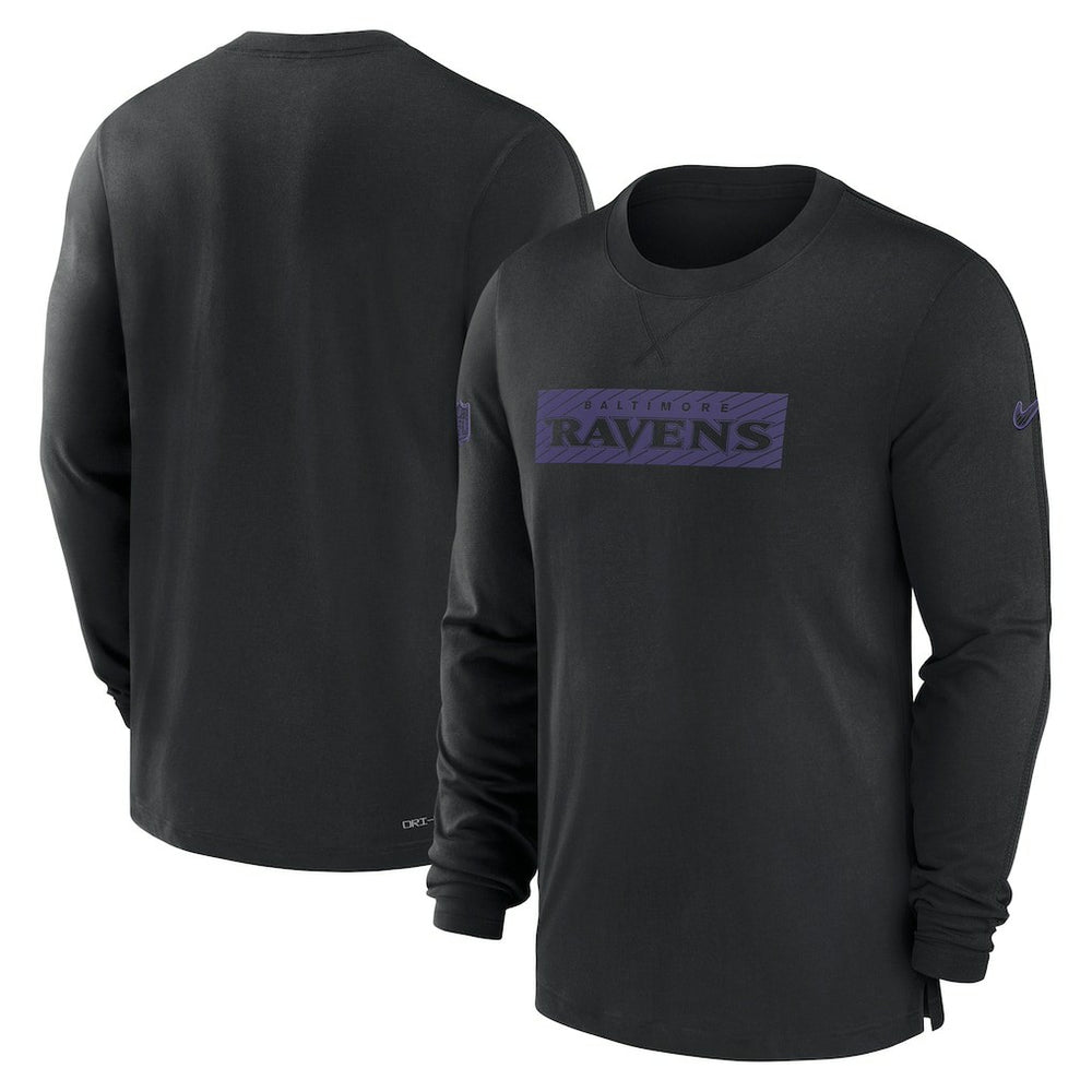 Sideline Player Performance Long Sleeve T-Shirt - Baltimore Ravens T-shirts