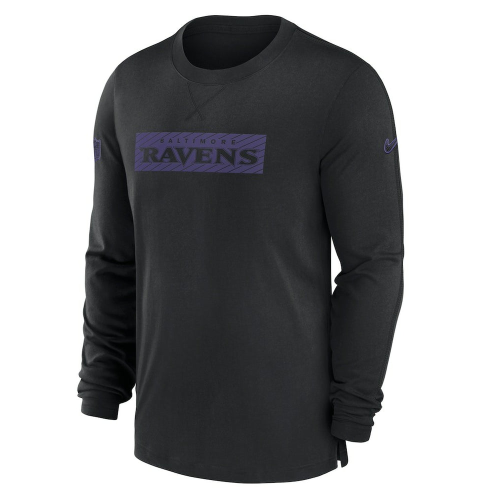 Sideline Player Performance Long Sleeve T-Shirt - Baltimore Ravens T-shirts