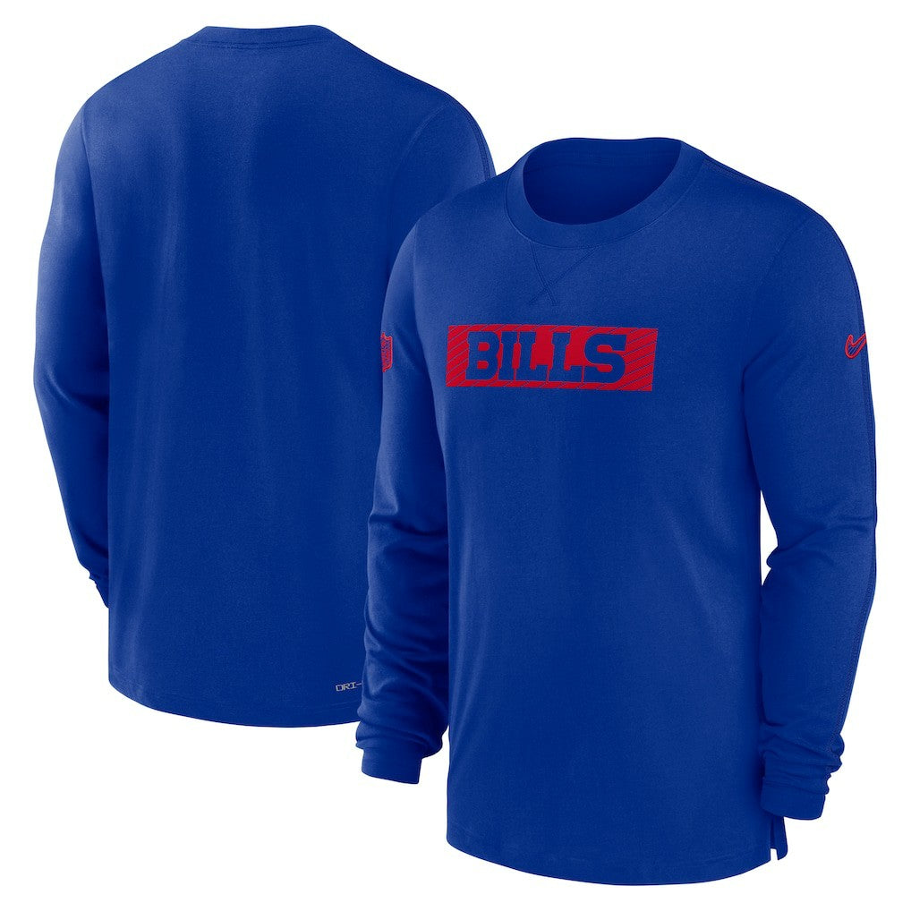 Sideline Player Performance Long Sleeve T-Shirt - Buffalo Bills T-shirts