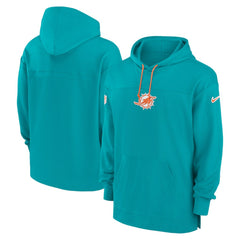 Sideline Jersey Performance Pullover Hoodie - Miami Dolphins Hoodies,Jerseys