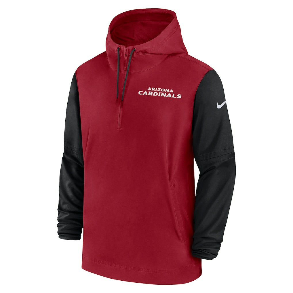 2024/25 Sideline Pre-Game Player 1/2-Zip Hoodie Jacket - Arizona Cardinals Hoodies