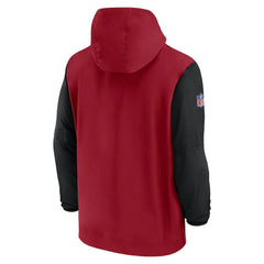 2024/25 Sideline Pre-Game Player 1/2-Zip Hoodie Jacket - Arizona Cardinals Hoodies