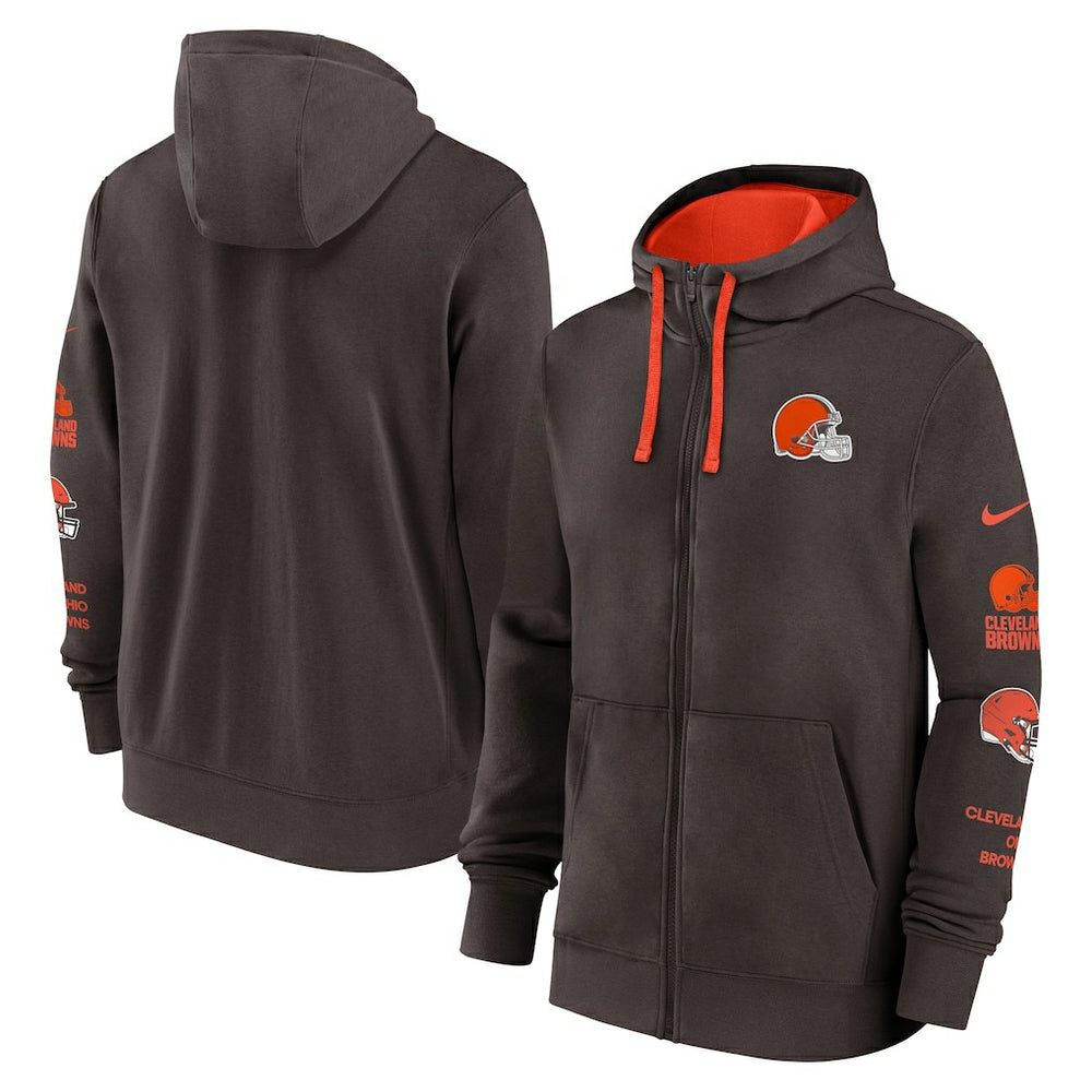 Primetime Club Full-Zip Hoodie - Cleveland Browns Hoodies