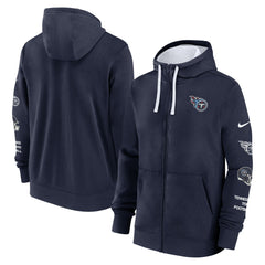 Primetime Club Full-Zip Hoodie - Tennessee Titans Hoodies