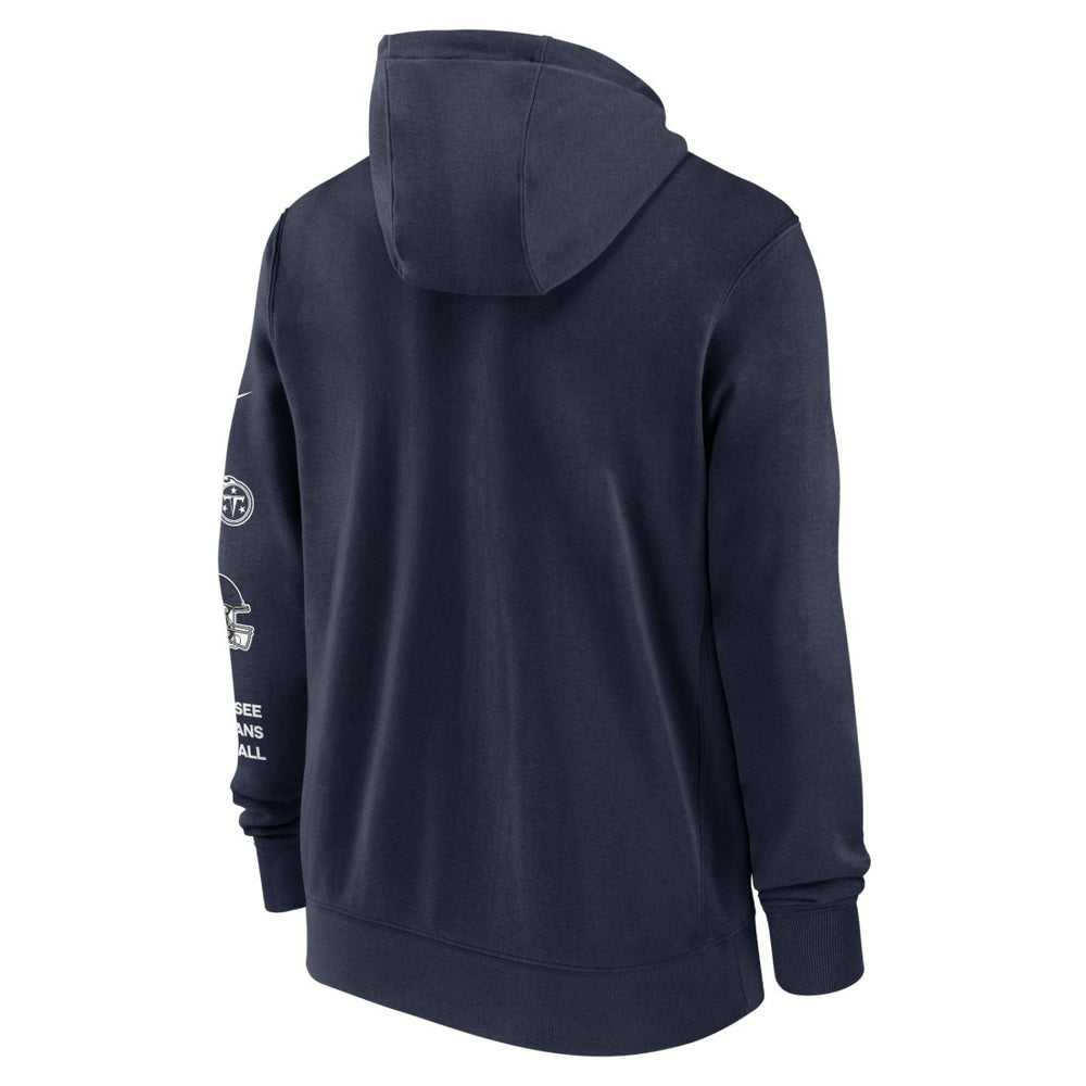 Primetime Club Full-Zip Hoodie - Tennessee Titans Hoodies