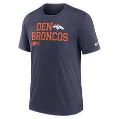 Overlap Lockup Tri-Blend T-Shirt - Denver Broncos T-shirts