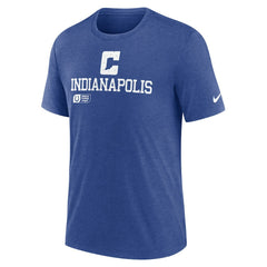 Overlap Lockup Tri-Blend T-Shirt - Indianapolis Colts T-shirts