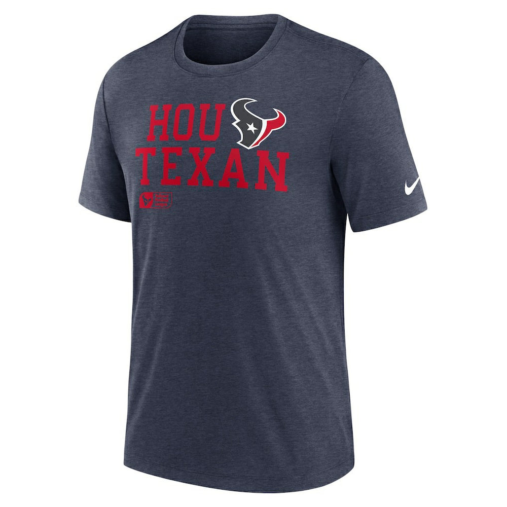 Overlap Lockup Tri-Blend T-Shirt - Houston Texans T-shirts