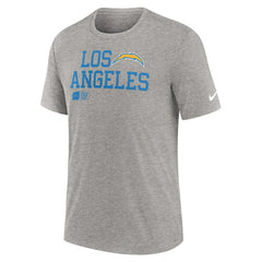 Overlap Lockup Tri-Blend T-Shirt - Los Angeles Chargers T-shirts