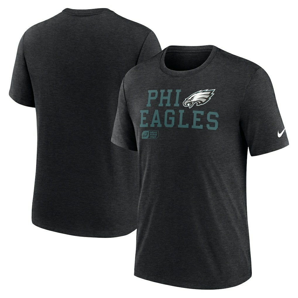 Overlap Lockup Tri-Blend T-Shirt - Philadelphia Eagles T-shirts