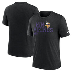 Overlap Lockup Tri-Blend T-Shirt - Minnesota Vikings T-shirts