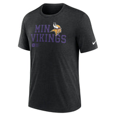 Overlap Lockup Tri-Blend T-Shirt - Minnesota Vikings T-shirts