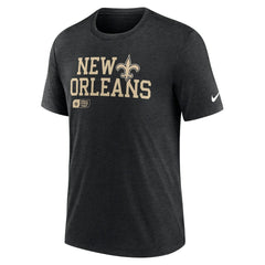 Overlap Lockup Tri-Blend T-Shirt - New Orleans Saints T-shirts