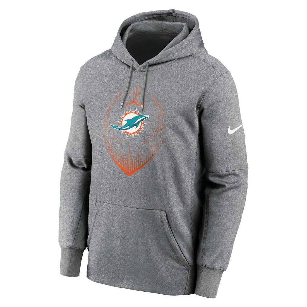 Icon Performance Pullover Hoodie - Miami Dolphins Hoodies