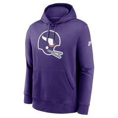 Rewind Club Logo Pullover Hoodie - Minnesota Vikings Hoodies