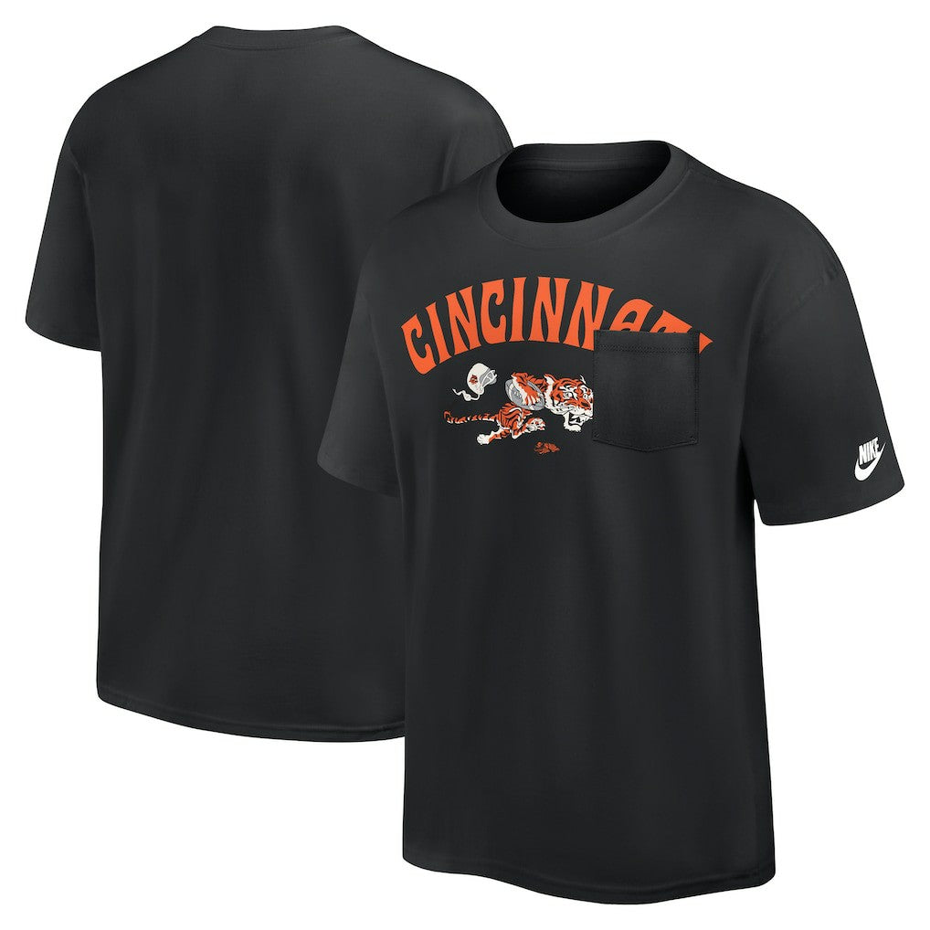Rewind Heavy Max90 Pocket T-Shirt - Cincinnati Bengals T-shirts