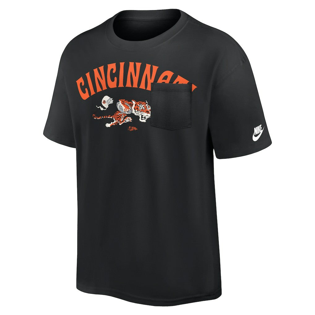 Rewind Heavy Max90 Pocket T-Shirt - Cincinnati Bengals T-shirts