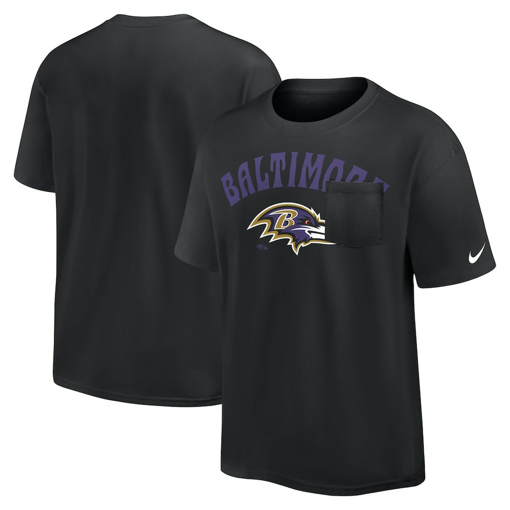 Rewind Heavy Max90 Pocket T-Shirt - Baltimore Ravens T-shirts