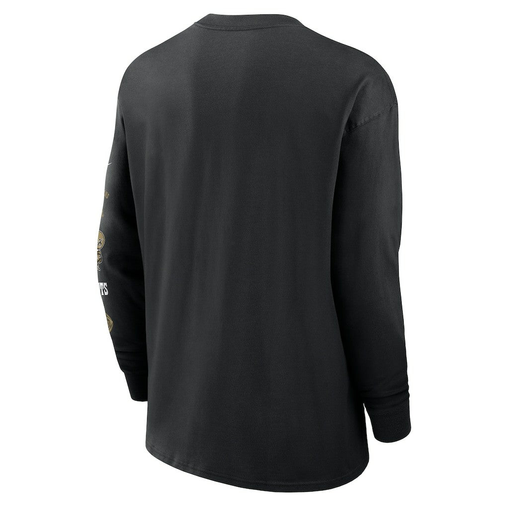 Rewind Heavy Max90 Pocket Long Sleeve T-Shirt - New Orleans Saints T-shirts