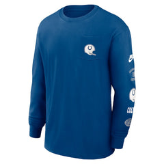 Rewind Heavy Max90 Pocket Long Sleeve T-Shirt - Indianapolis Colts T-shirts