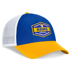 Bench Trucker Adjustable Hat - Los Angeles Rams Hats