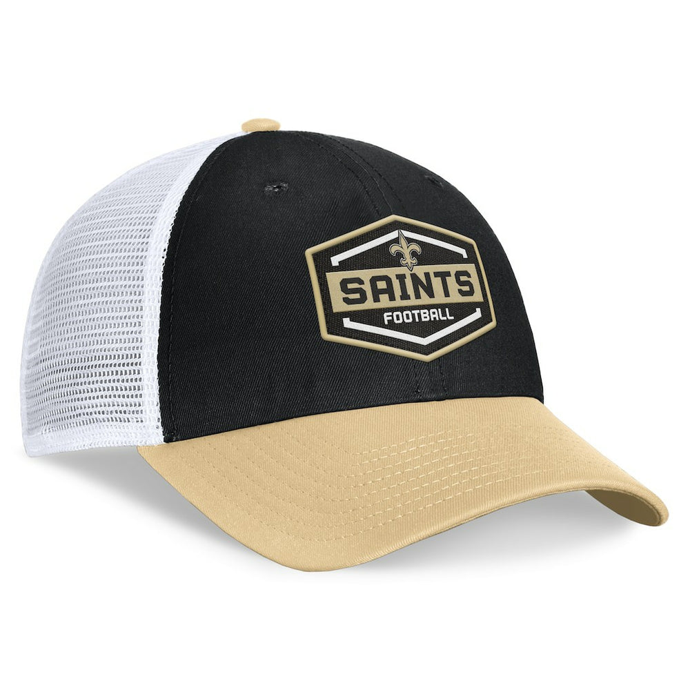 Bench Trucker Adjustable Hat - New Orleans Saints Hats