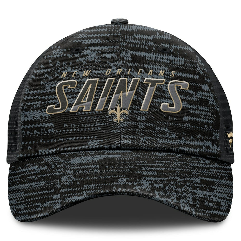 Challenge Trucker Adjustable Hat - New Orleans Saints Hats