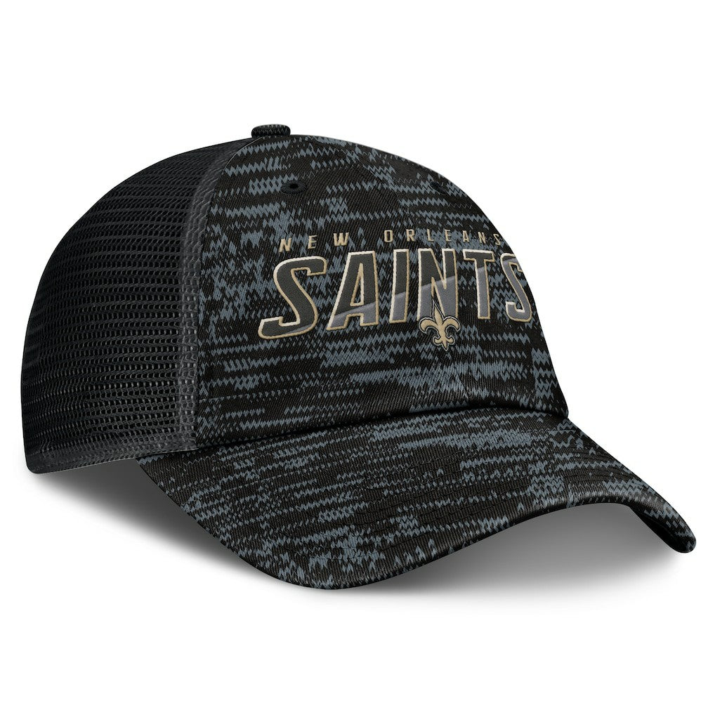 Challenge Trucker Adjustable Hat - New Orleans Saints Hats