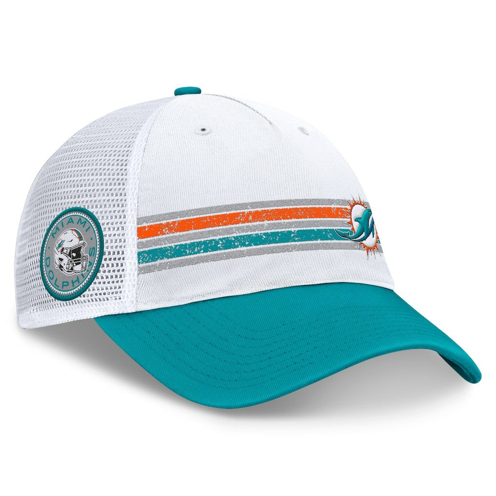 Flawless Stripe Adjustable Hat - Miami Dolphins Hats