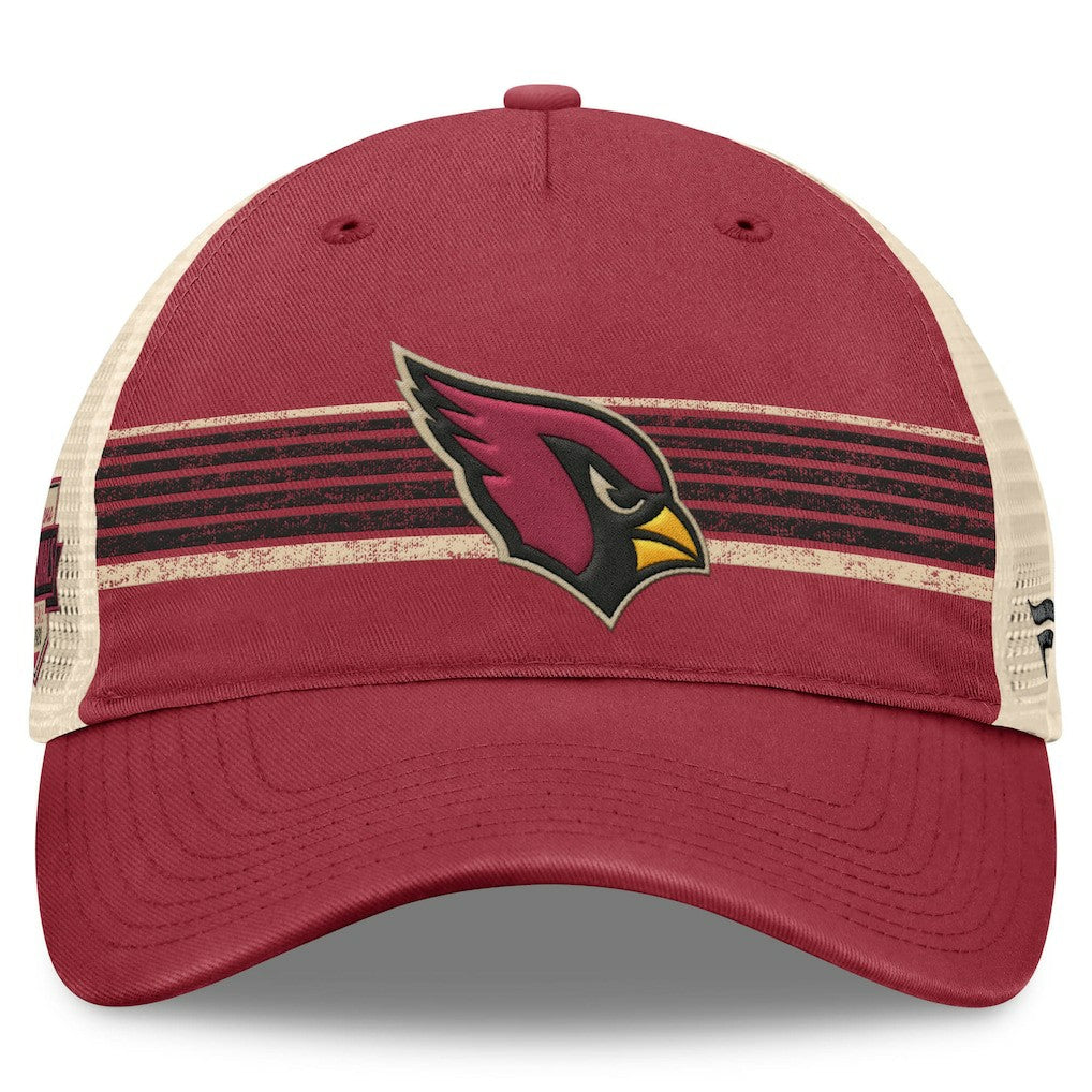 Center Stripe Trucker Adjustable Hat - Arizona Cardinals Hats