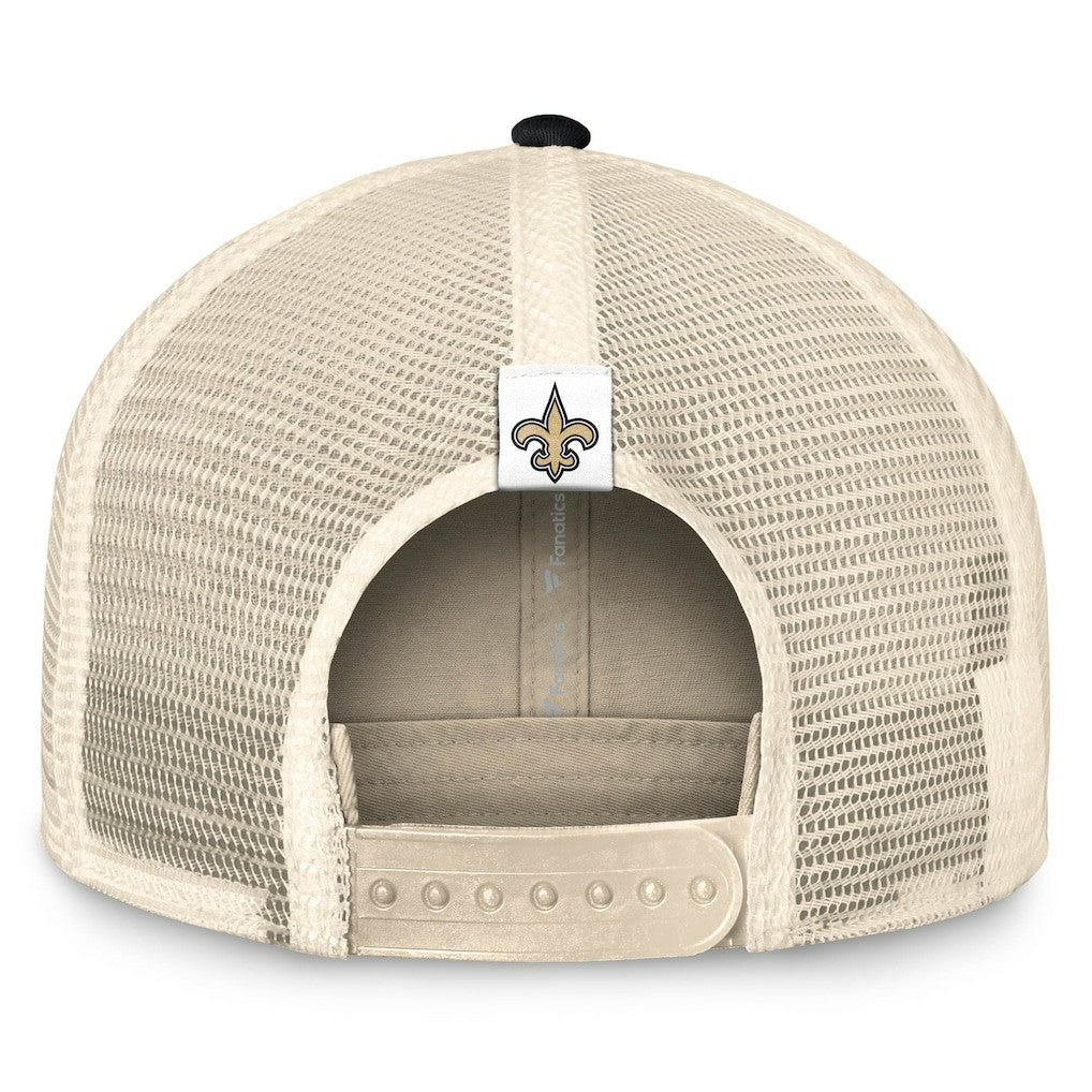 Diamond Stripe Trucker Adjustable Hat - New Orleans Saints Hats