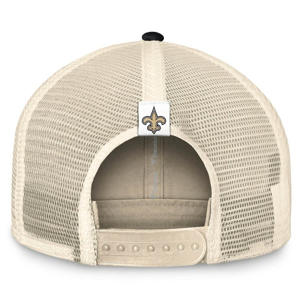 Diamond Stripe Trucker Adjustable Hat - New Orleans Saints Hats