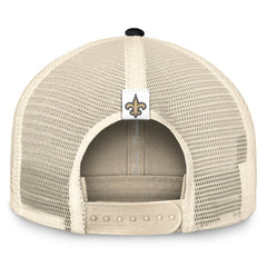 Diamond Stripe Trucker Adjustable Hat - New Orleans Saints Hats