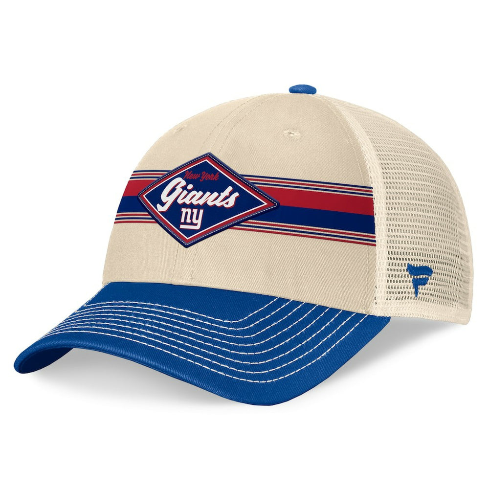 Diamond Stripe Trucker Adjustable Hat - New York Giants Hats