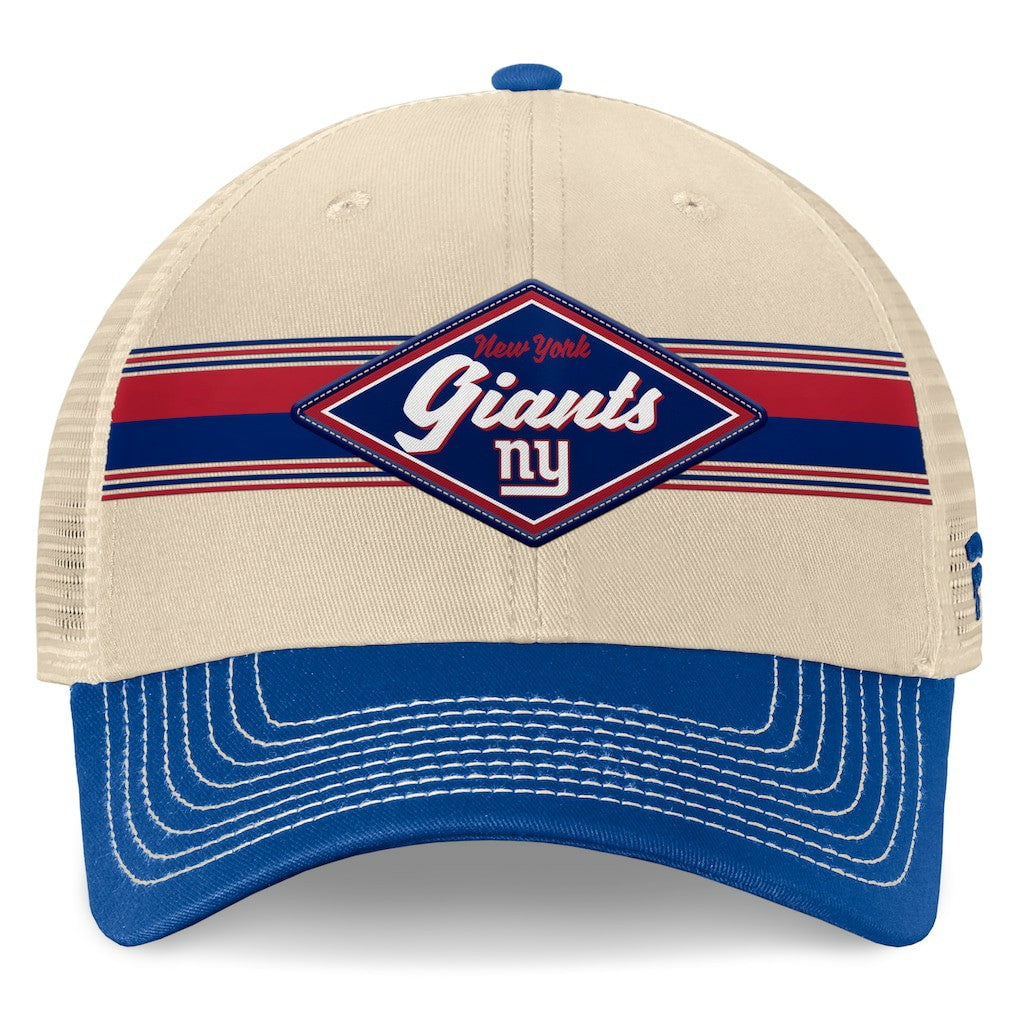 Diamond Stripe Trucker Adjustable Hat - New York Giants Hats