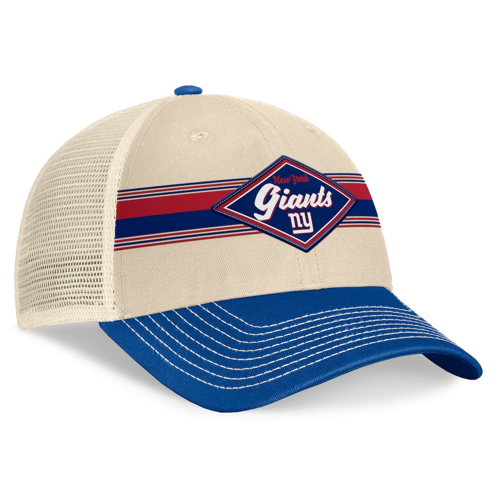 Diamond Stripe Trucker Adjustable Hat - New York Giants Hats