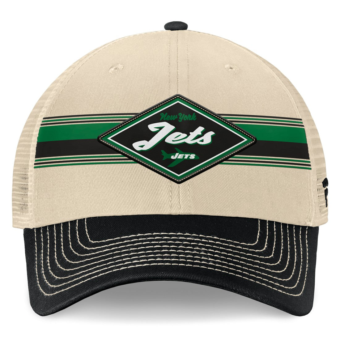 Diamond Stripe Trucker Adjustable Hat - New York Jets Hats