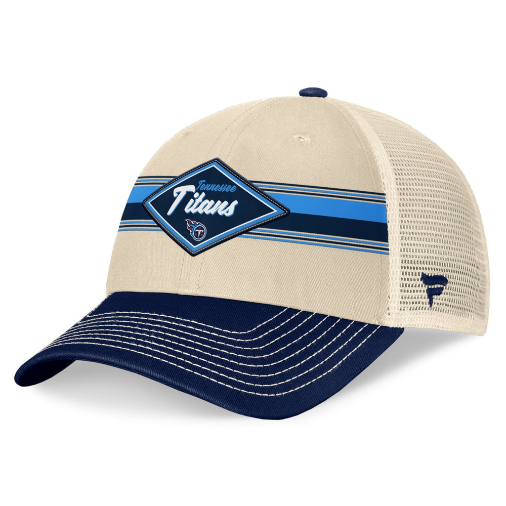 Diamond Stripe Trucker Adjustable Hat - Tennessee Titans Hats