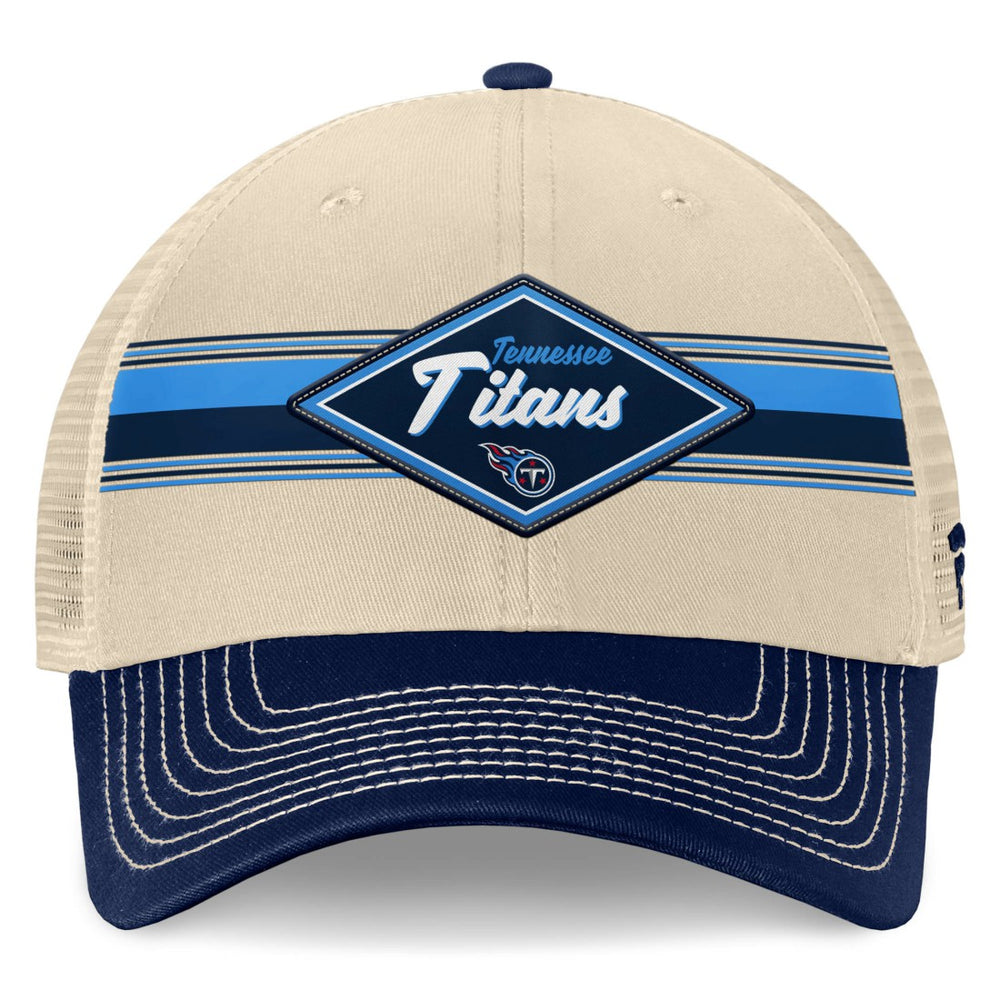 Diamond Stripe Trucker Adjustable Hat - Tennessee Titans Hats