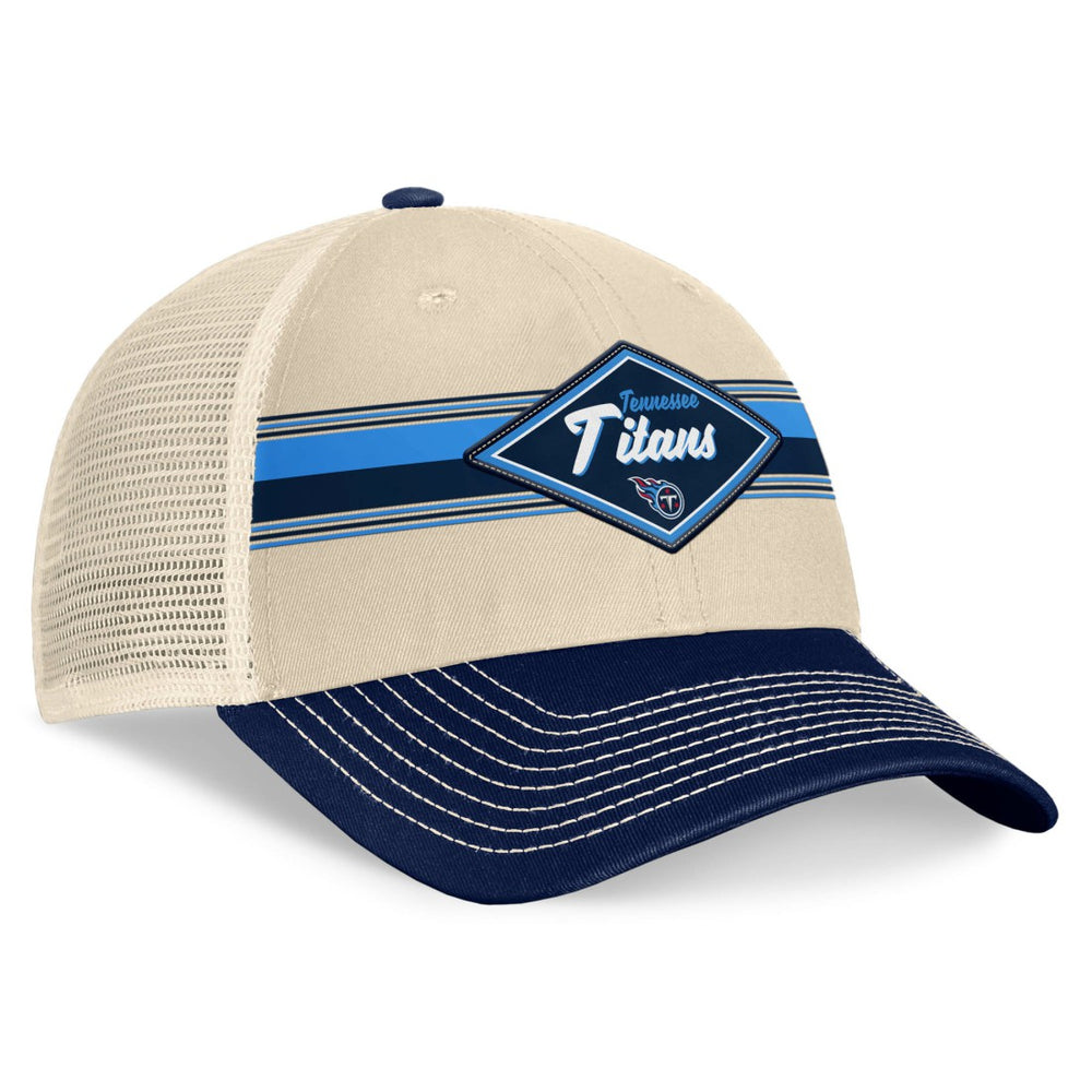 Diamond Stripe Trucker Adjustable Hat - Tennessee Titans Hats