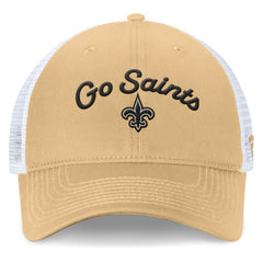 Women's Slogan Trucker Adjustable Hat - New Orleans Saints Hats