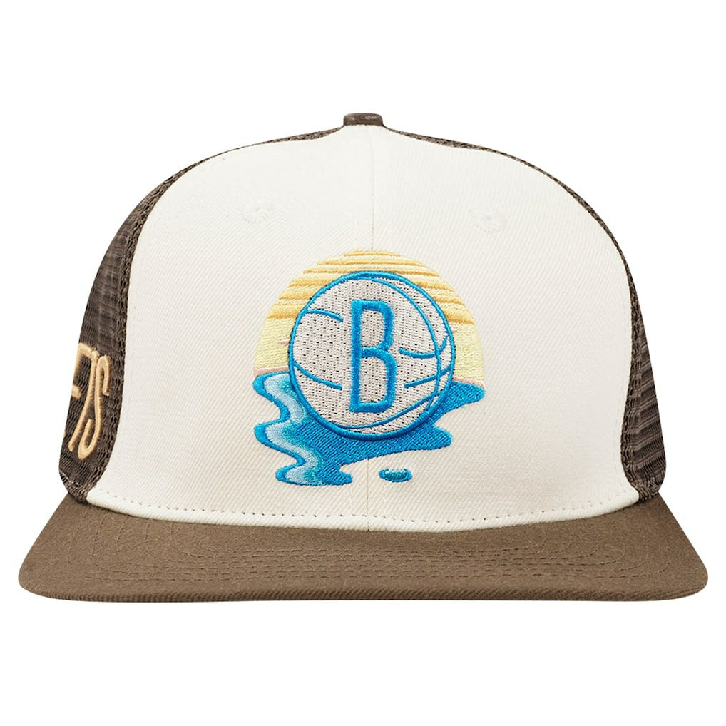 Brooklyn Nets Pro Standard Glint Sunset Snapback Hat