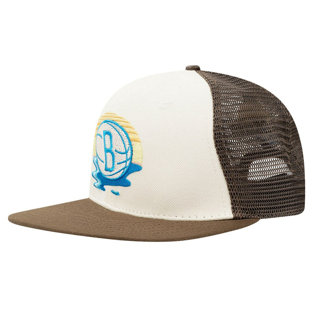 Brooklyn Nets Pro Standard Glint Sunset Snapback Hat