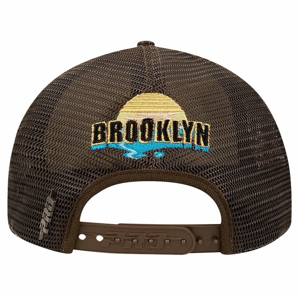 Brooklyn Nets Pro Standard Glint Sunset Snapback Hat