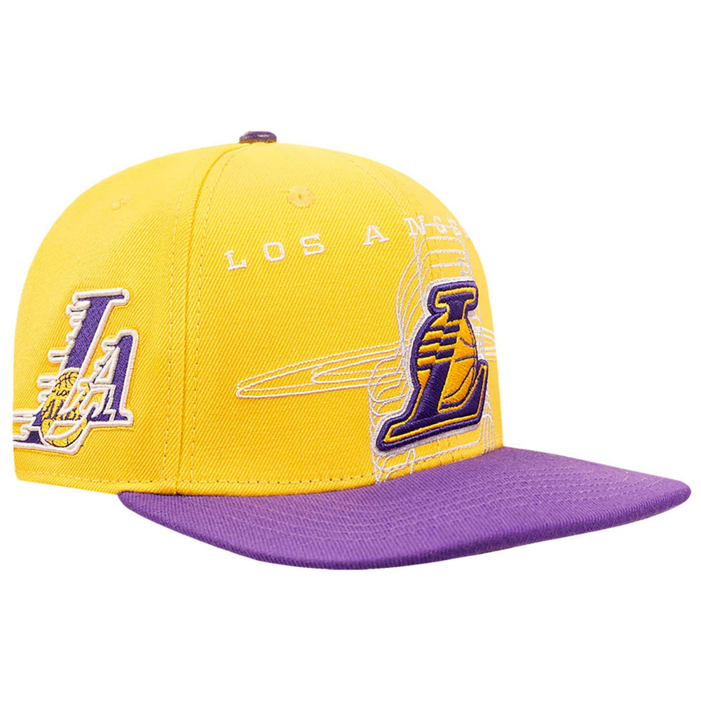 Los Angeles Lakers Pro Standard Logo Morph Snapback Hat