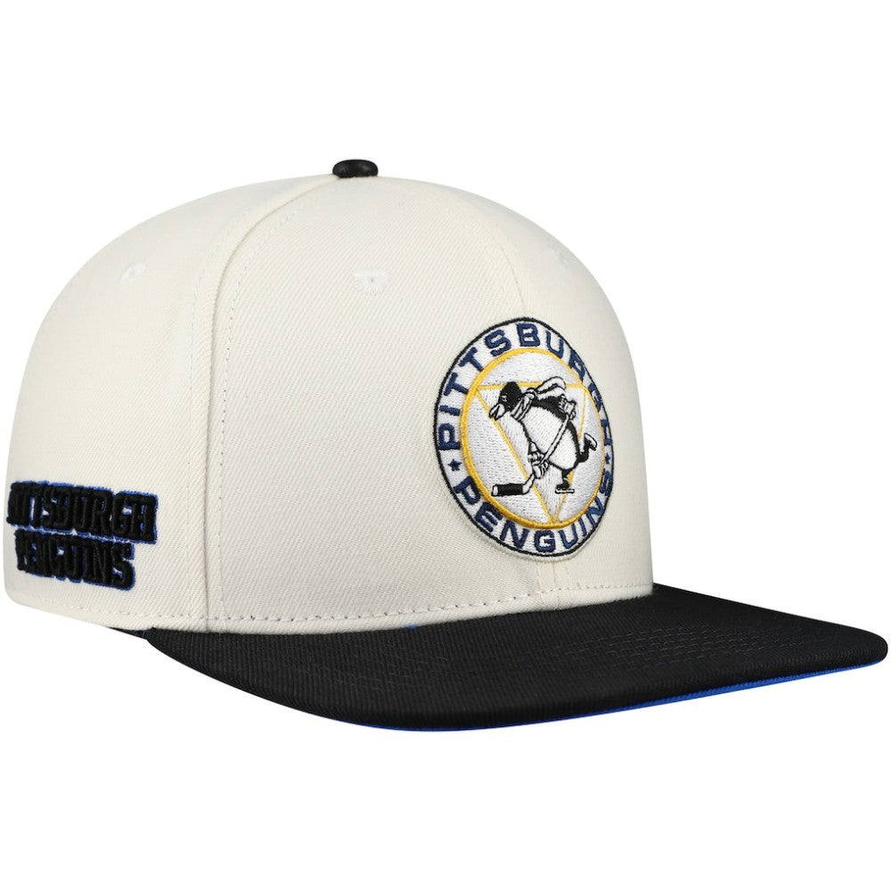 NHL Pittsburgh Penguins Pro Standard Retro Classic Logo Snapback Hat